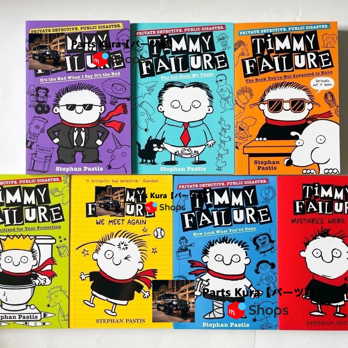 メーカー直売 - 人気ランキング 7册英語絵本 Timmyfailure 新品 絵本勉強 子供英語 洋書 7冊 絵本・児童書