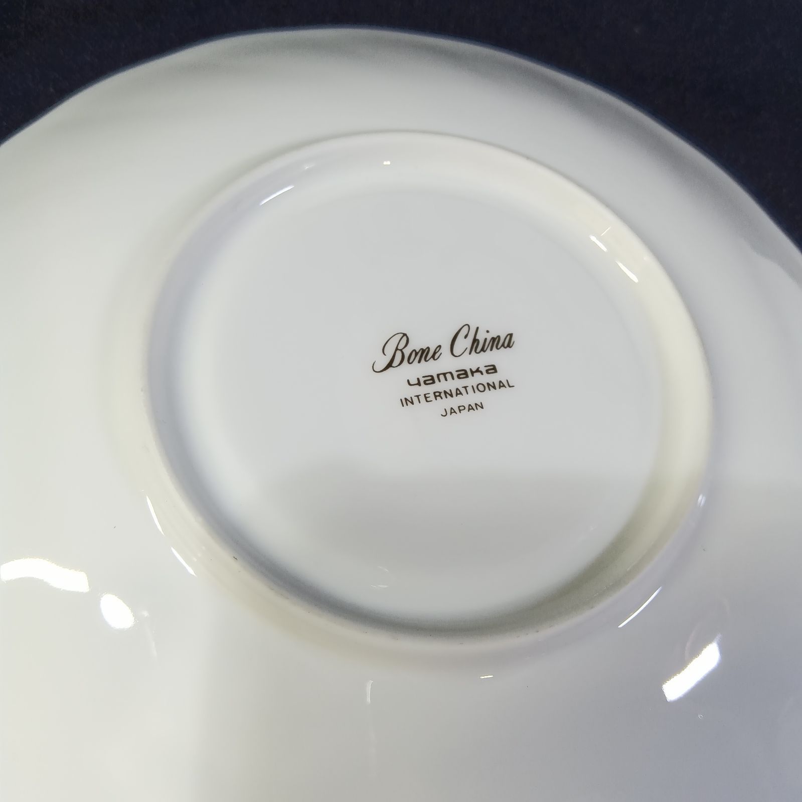 Bone China YAMAKA ボーンチャイナ ヤマカ 葡萄柄 脚付きカップ 