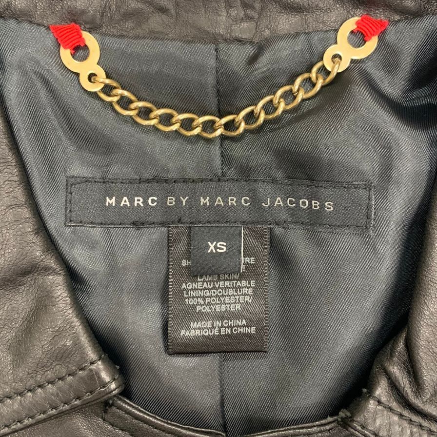 ホットセール - アートトラベルシューズ マークバイマークジェイコブス ゴールド金具 ジャケット レザー ジャケット・アウター