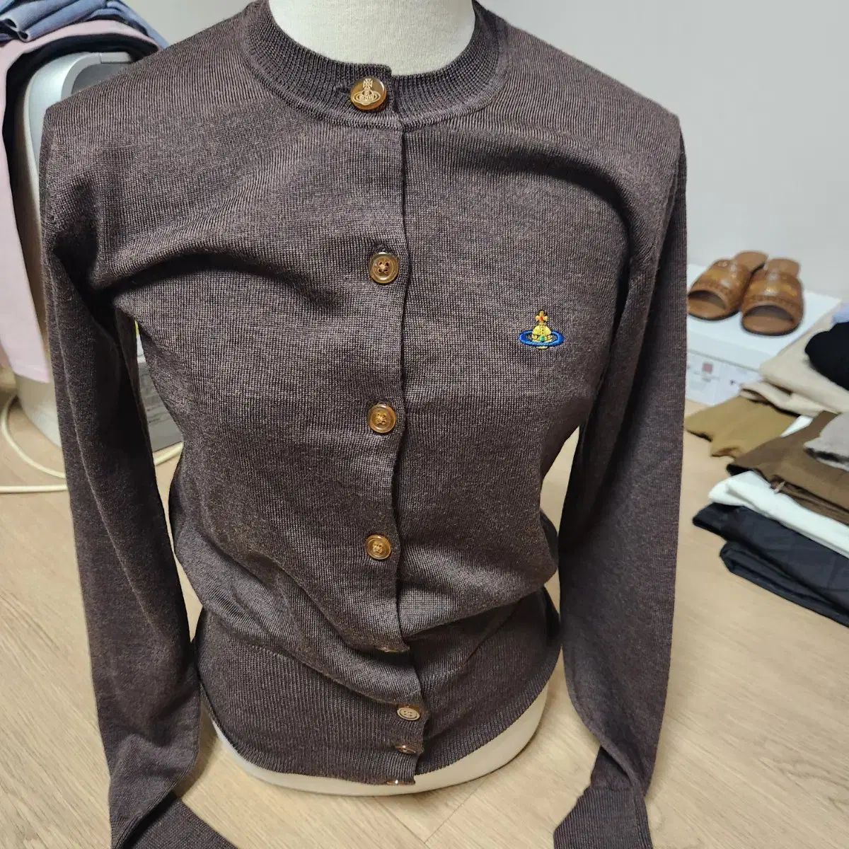 Vivienne Westwood ヴィヴィアン ウエストウッド 茶色 カーディガン xs