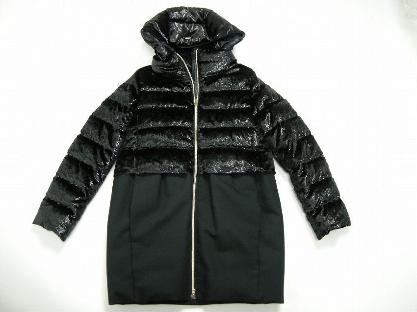 キッズ12A (大人女性S相当)□新品□ヘルノ HERNO ベロアダウンコート  