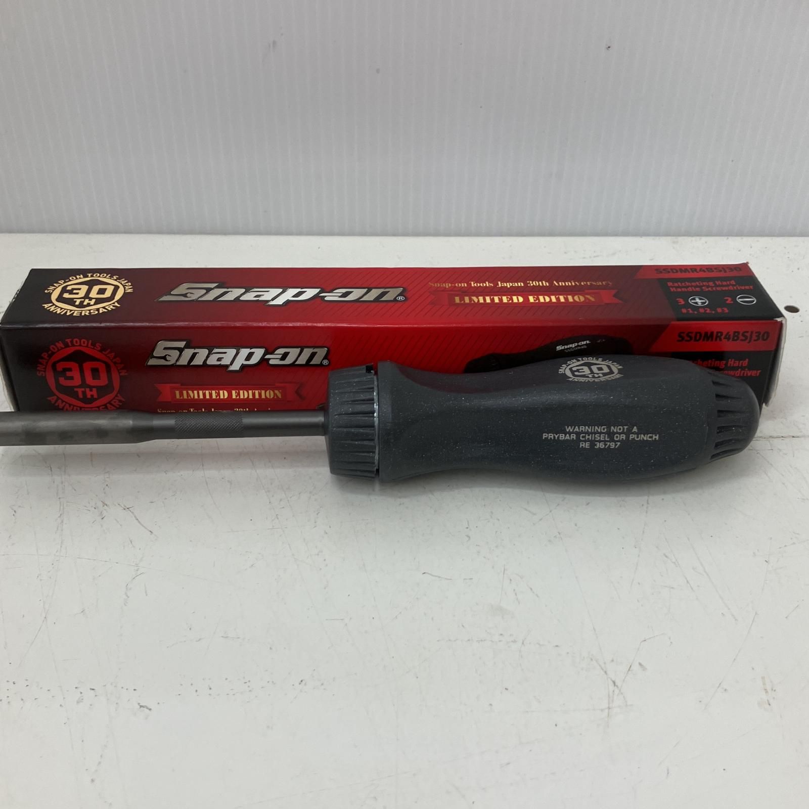 △△Snap-on スナップオン 30周年 モデル ラチェットドライバー リミテッドエディション SSDMR4BSJ30 レッド