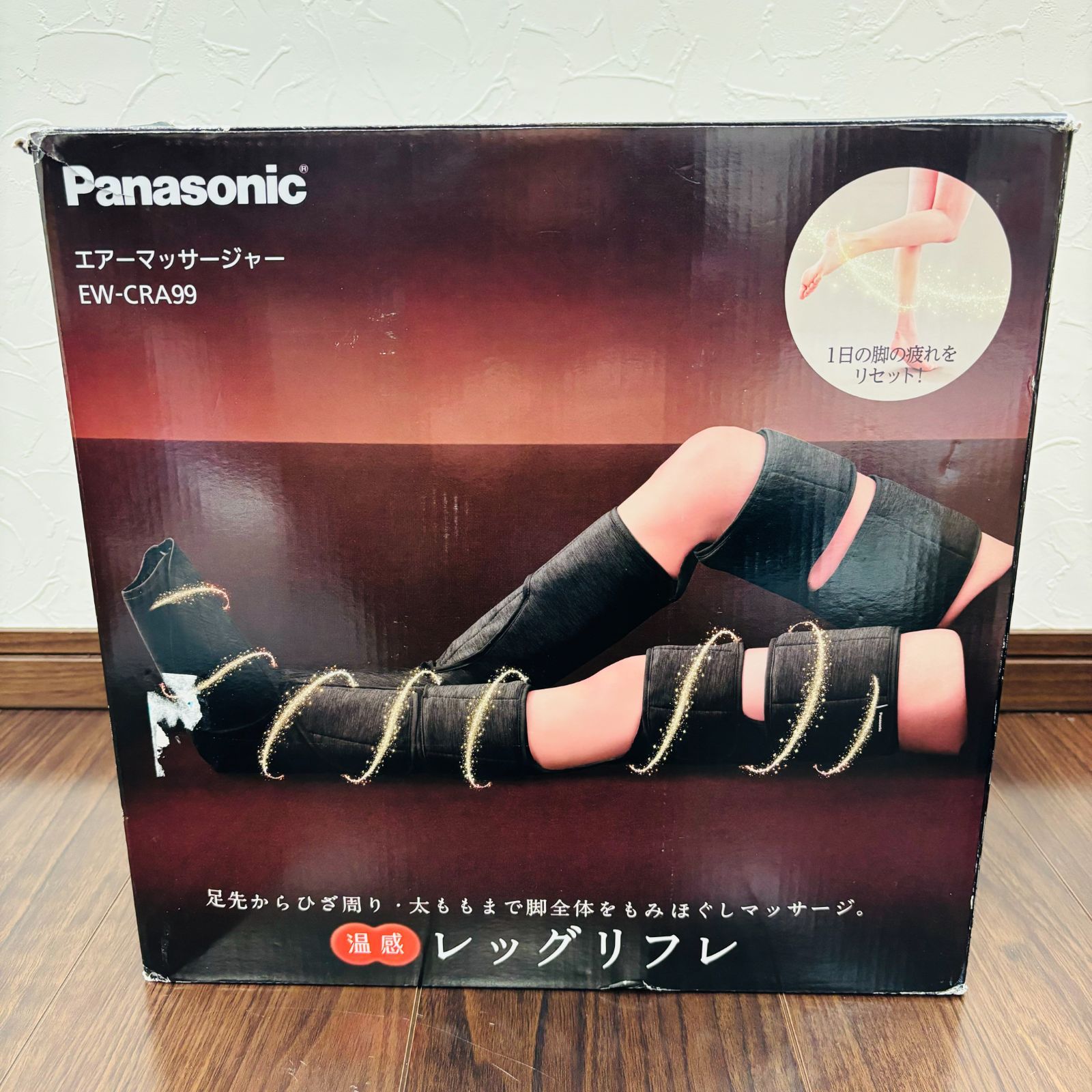 ＜中古＞ パナソニック Panasonic エアーマッサージャー レッグリフレ EW-NA84 シルバー.. Panasonic エアーマッサージャー レッグリフレ 中古