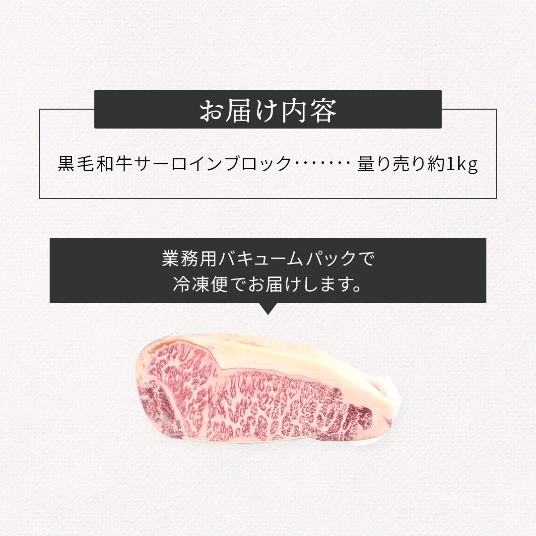 黒毛和牛 サーロイン