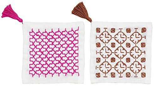 6.矢印・時計 原ウール 刺し子 キット 刺子 セット 6.矢印・時計