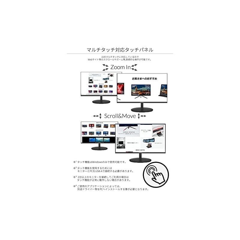 JAPANNEXT 23.8インチ モニター フルHD 1920x1080解像度 IPS ディスプレイ HDMI スピーカー内蔵 VESA対応 ブルーライトカット JN-IPS238FHD-T