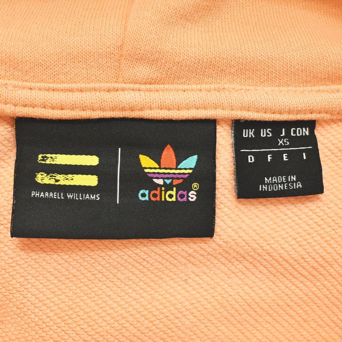 【コラボ】 アディダス adidas x ファレルウィリアムス Pharell Wiliams Hiking Hoodie パーカー XS サーモン ピンク  メンズ