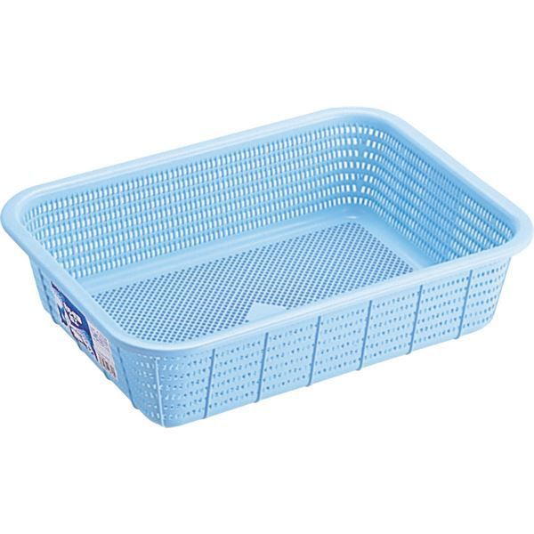 20セット キッチンバスケット|キッチン用品 Mサイズ ブルー 材質 PP メッシュ形状 HOME＆HOME 代引不可