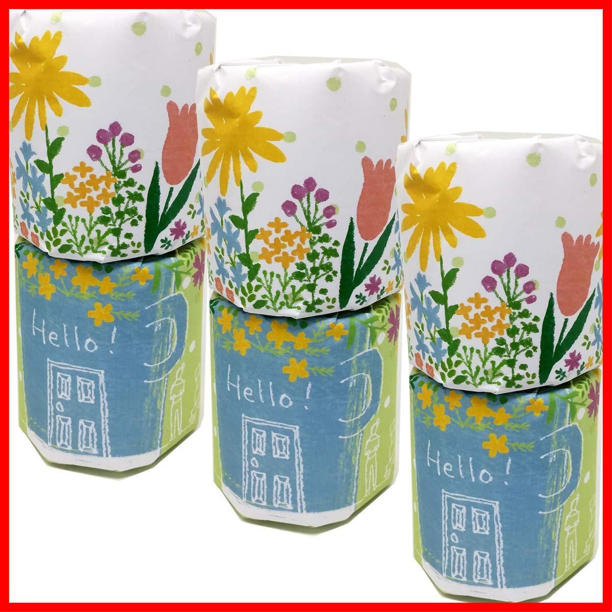 引っ越しのあいさつ用 トイレットペーパー 3個セット ギフト ご挨拶 お花のお引越し