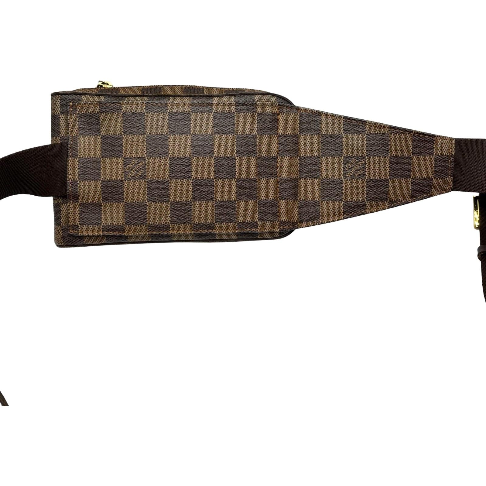 ルイヴィトン LOUIS VUITTON ウエストバッグ ジェロニモス N51994 ダミエキャンバス ブラウン メンズ