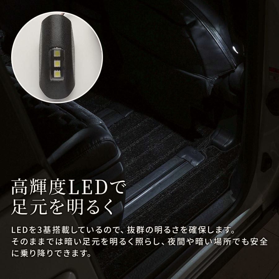 ノア ヴォクシー 90系 2列目 LED ドアカーテシランプ 室内灯 パーツ カスタムパーツ トヨタ シェアスタイル 爆買 BRIGHTFACE_UK
