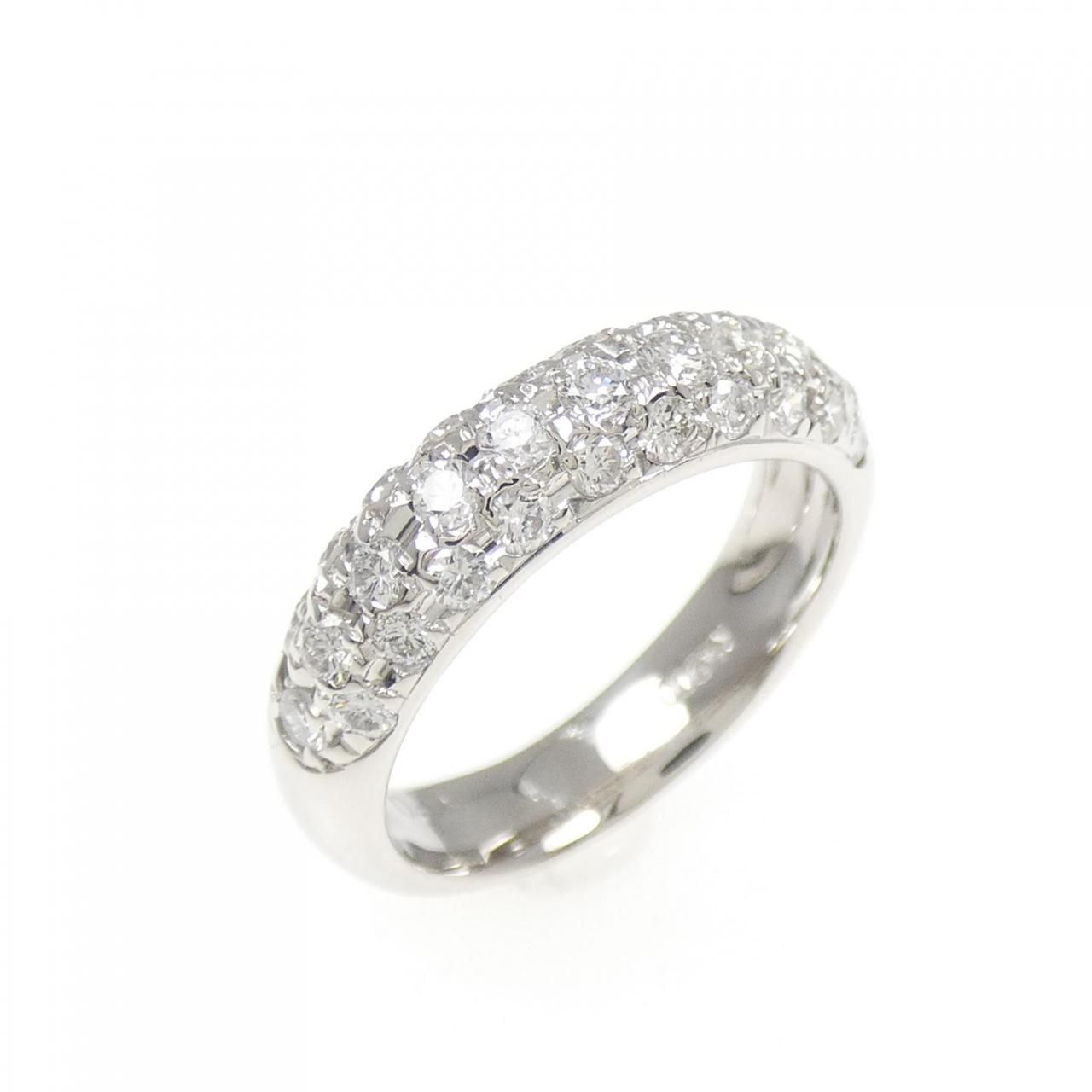 PT900 パヴェ ダイヤモンド ピンキー リング 0.50CT - メルカリ