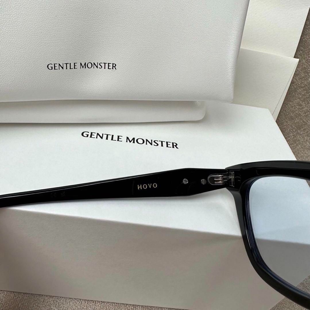 新品 付属品あり Gentle Monster ジェントルモンスター サングラス HOVO 01B