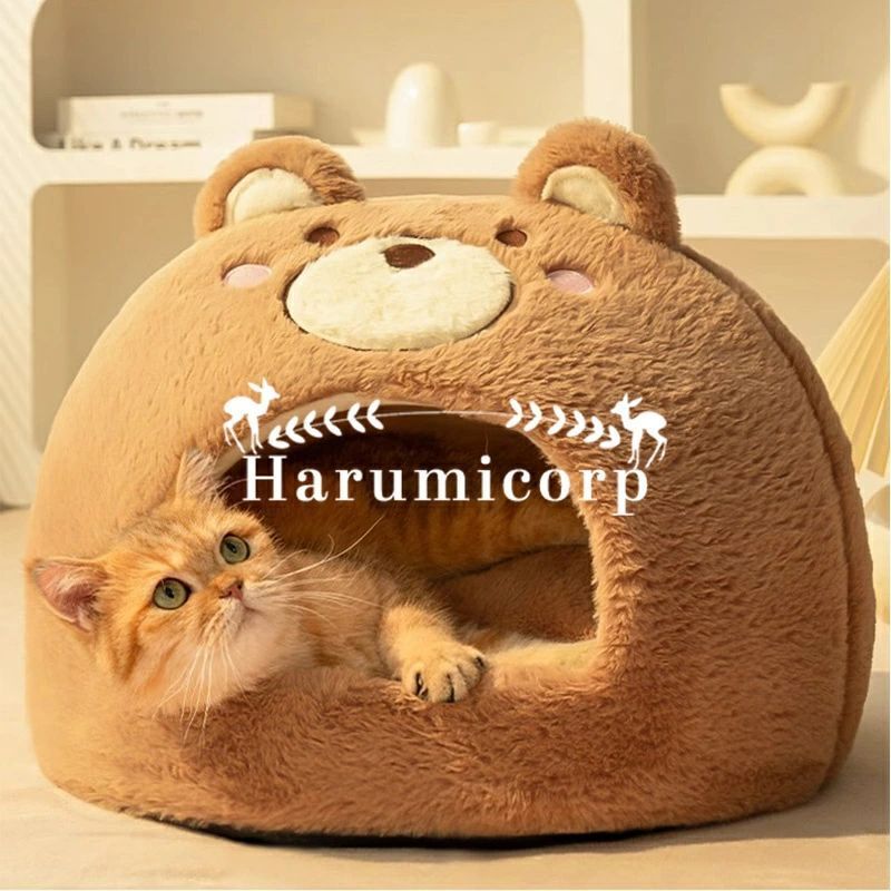 サイズ L】ペットベッド ドーム型 M L 猫 犬 洗える ドームハウス