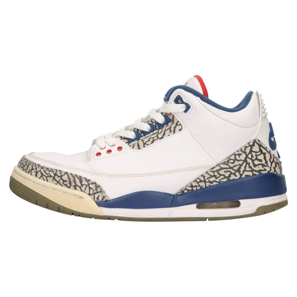 NIKE (ナイキ) ※観賞用 AIR JORDAN 3 RETRO OG エアジョーダン3 レトロ スニーカー トゥルーブルー US9.5/27.5cm 854262-106