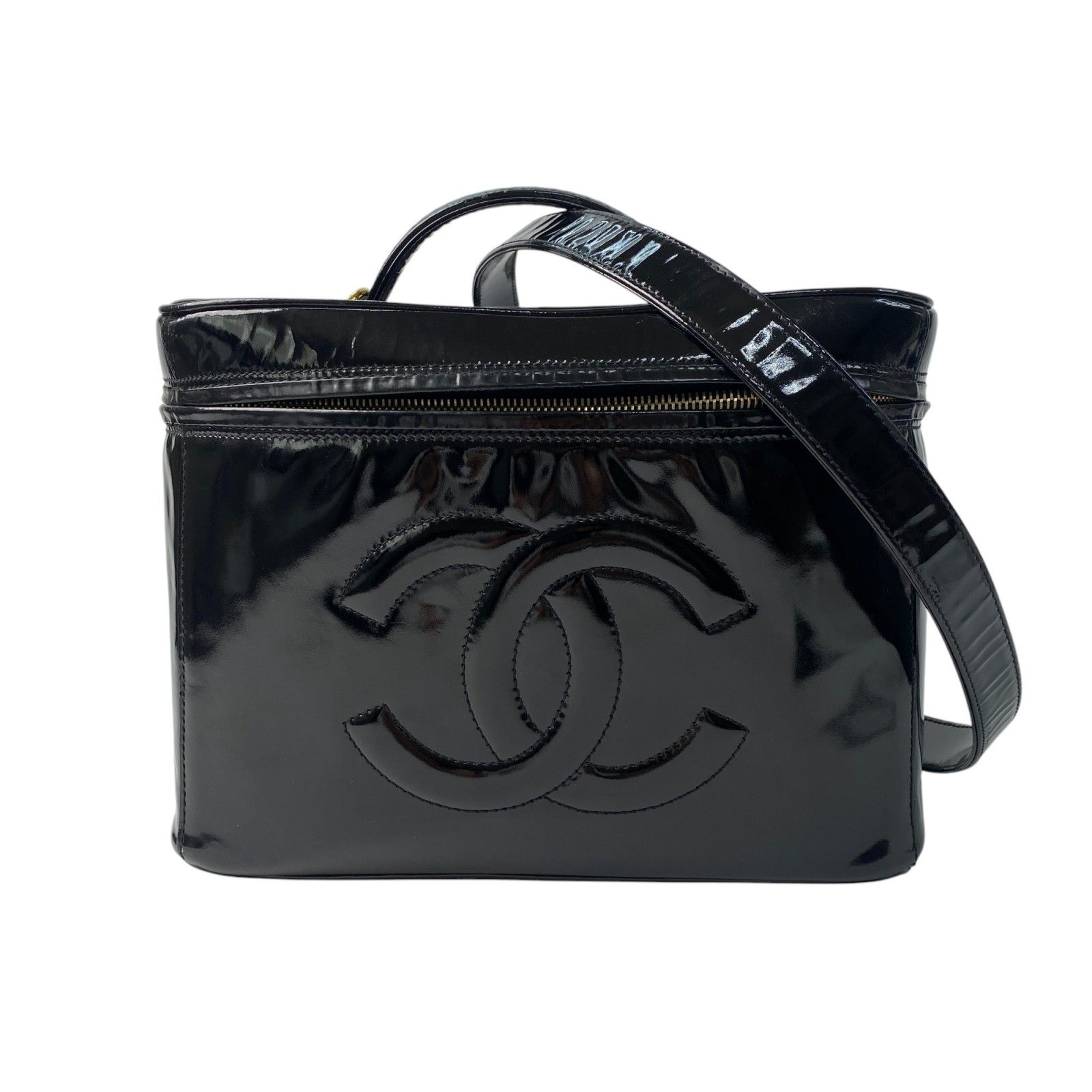 シャネル CHANEL バニティバッグ 2way ショルダー 4番台 ビンテージ シャネル CHANEL レディース バニティバッグ 2way ショルダー
