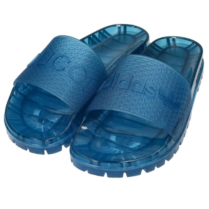 adidas×GUCCI アディレッタ スライドサンダル ブルー9