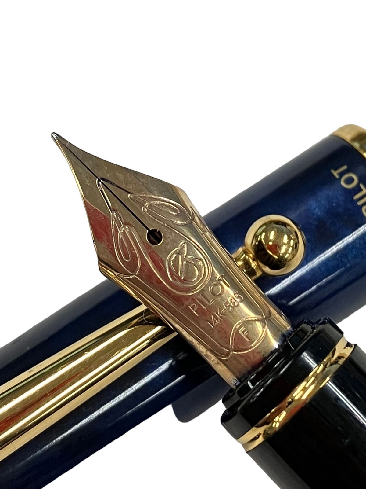 PILOT パイロット 万年筆 エラボー 14K-585 ペン先 14金 S・F - 筆記具