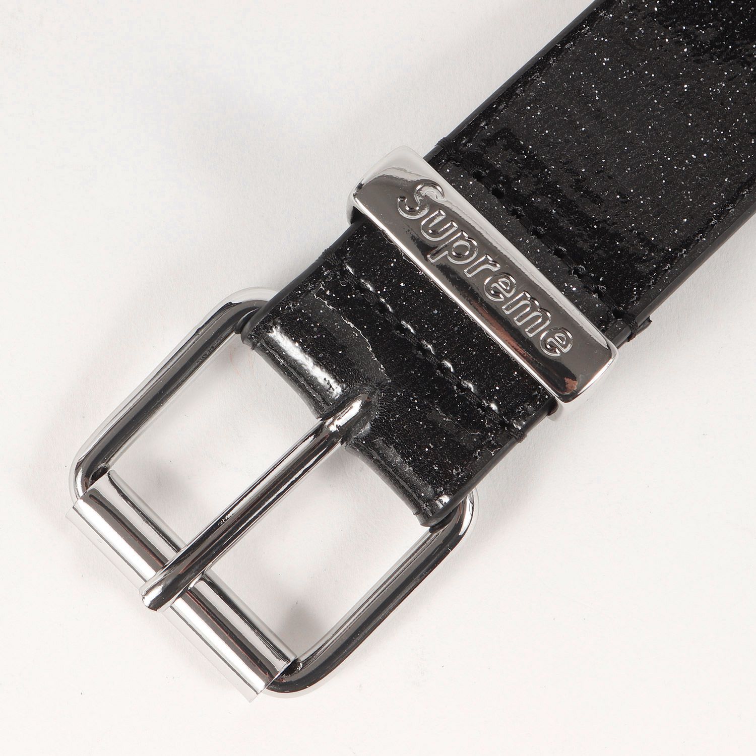 美品 Supreme シュプリーム ベルト グリッター ビニール レンジャー 