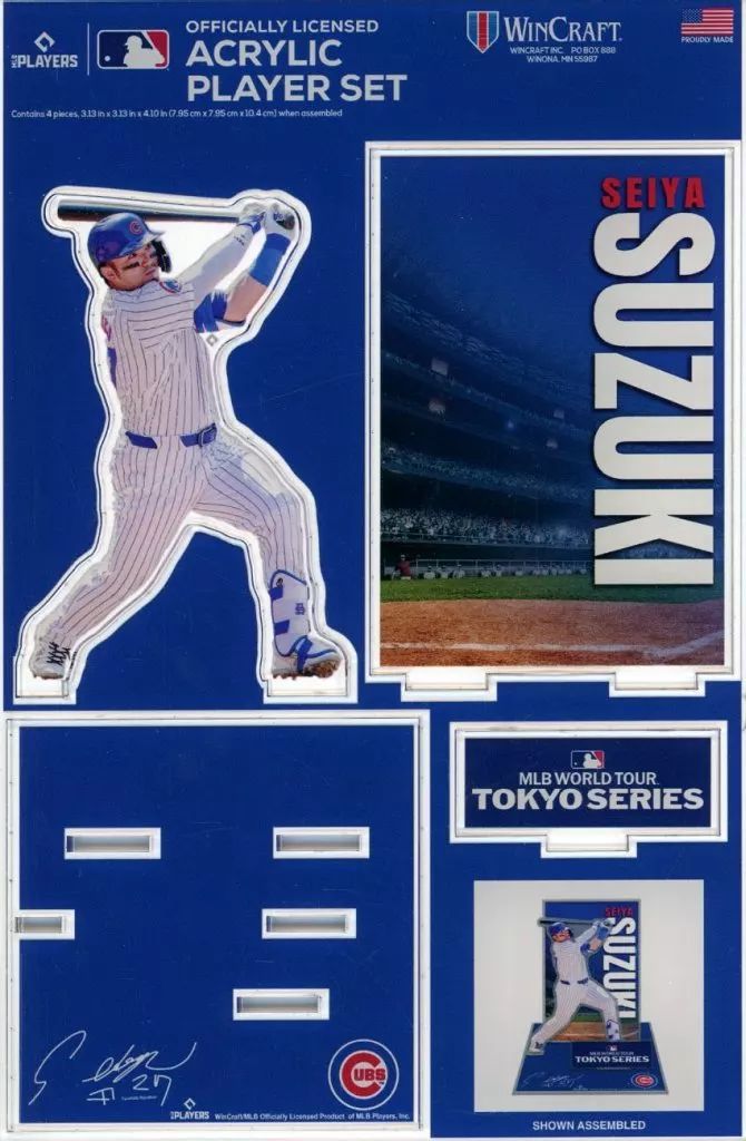 中古】アクリルスタンド・アクリルパネル 鈴木誠也#27(シカゴ・カブス