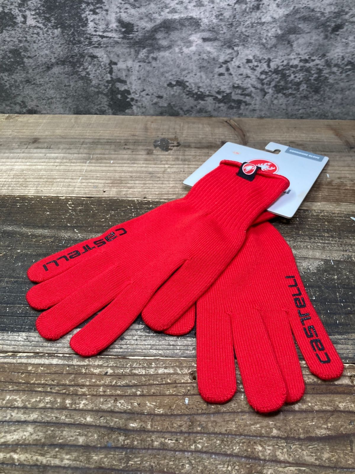 CASTELLI(カステリ) ROSSO CORSA 防風防寒ジャージ サイズS CASTELLI