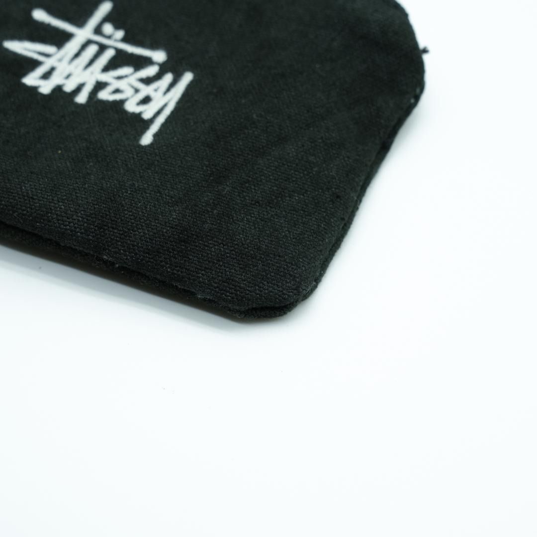 新品 未使用】STUSSY ステューシー コインケース ブラック ロゴ