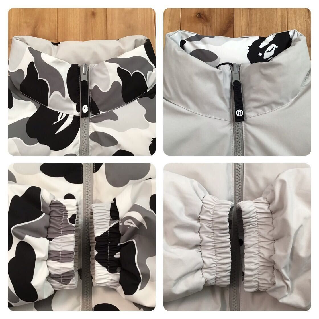 エイプ BAPE ダウン リバーシブル AAPE BY A BATHING APE ダウンジャケット ダウン REVERSIBLE