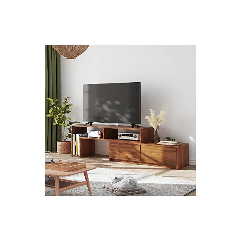 WLIVE テレビ台 テレビボード ローボード 伸縮 角度自由 コーナー 左右