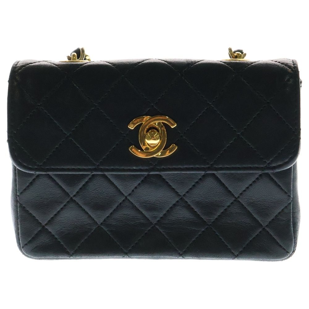CHANEL チェーンバッグ ミニマトラッセ CCロゴ ラムスキン CHANEL チェーンバッグ ミニマトラッセ CCロゴ ラムスキン