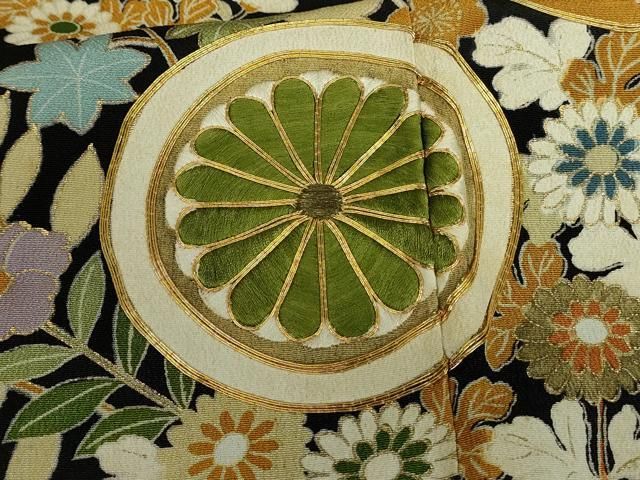 正絹　高級　長襦袢　無双袖仕立　蝶刺繍半襟　籠網目文　✨トールさんも✨ 正絹 高級 長襦袢 無双袖仕立 蝶刺繍半襟 籠網目文 ✨トールさんも✨