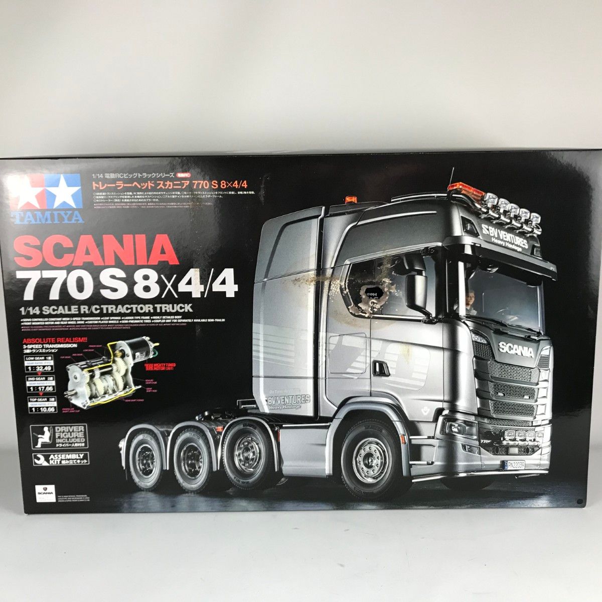 ■■TAMIYA タミヤ 1/14電動RCビッグトラックシリーズ No.71 スカニア 770S 未組立 ITEM56371 タミヤ 1/14 電動RCビッグトラックシリーズ スカニア 770 S 8x4