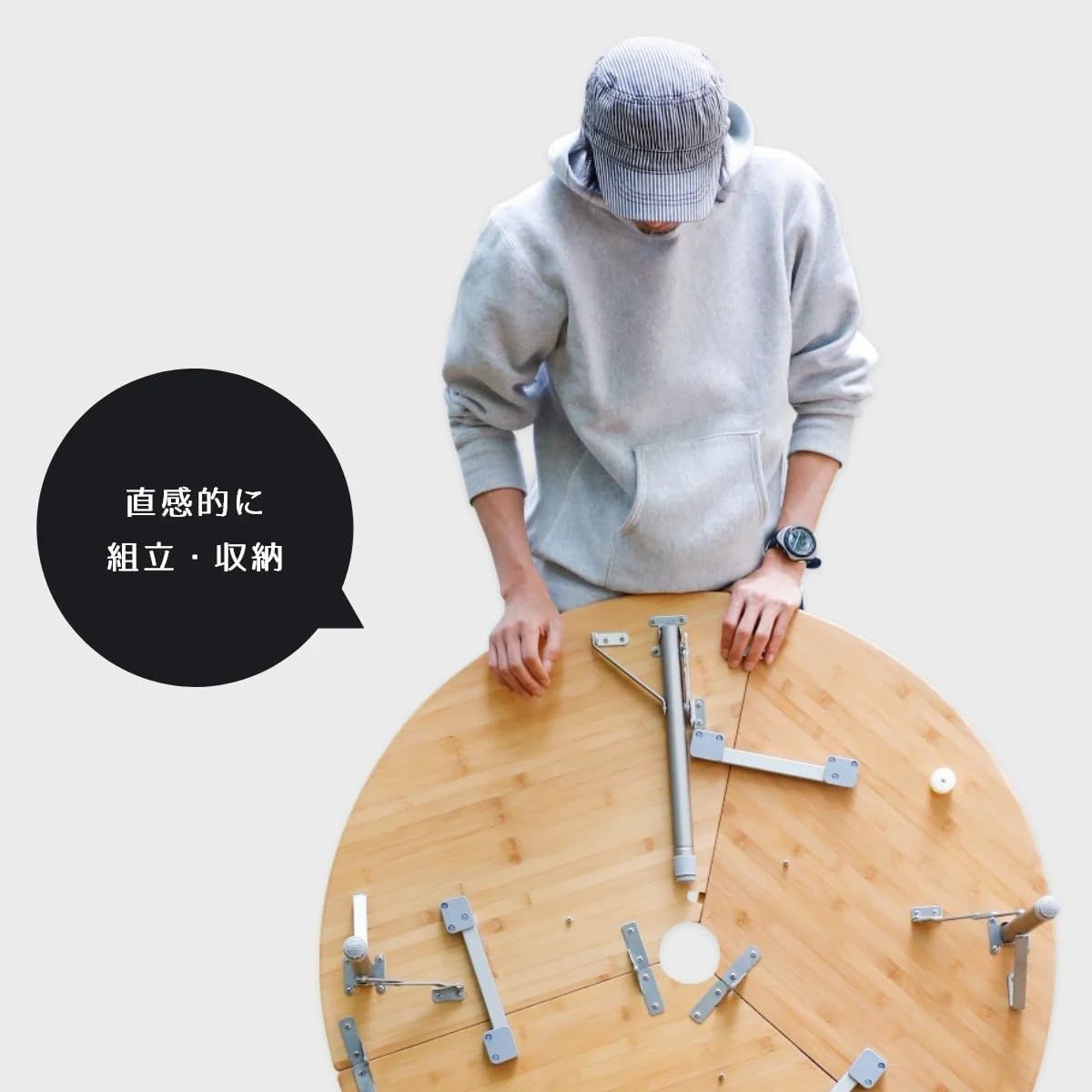 アウトドア ローテーブル