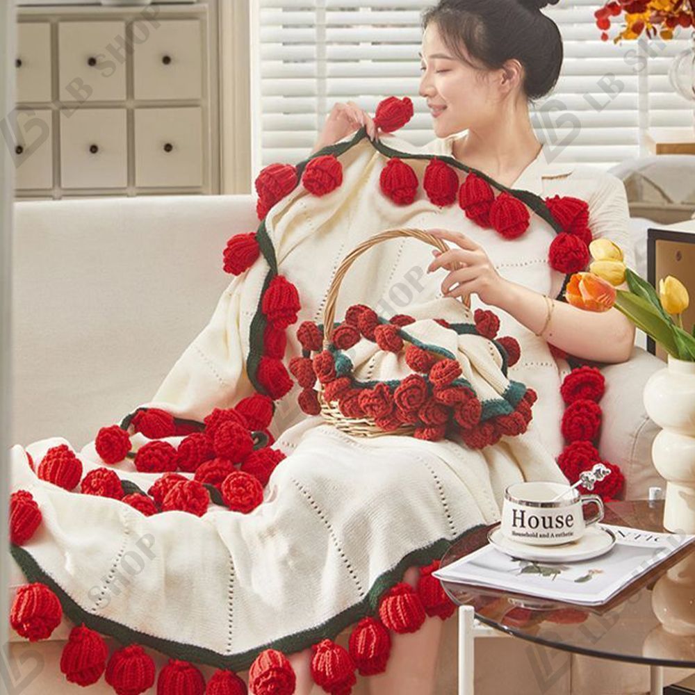 花束ブランケット　花束ブーケ　ハンドメイド　フラワーブーケ 完成品] 花束ブランケット ブーケ ハンドメイド フラワーブーケ