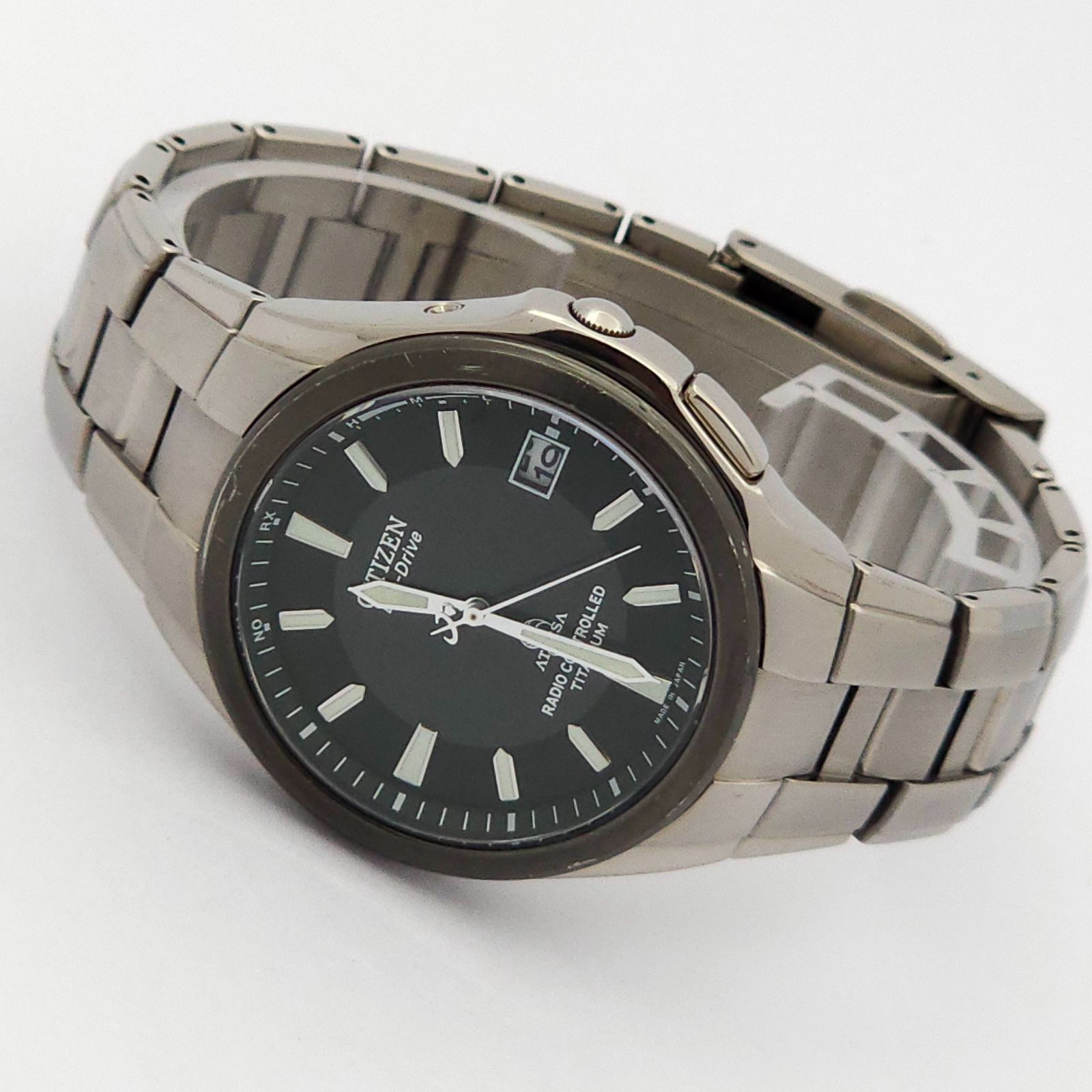 CITIZEN シチズン アテッサ H410-T006043 ソーラー電波 動作品 