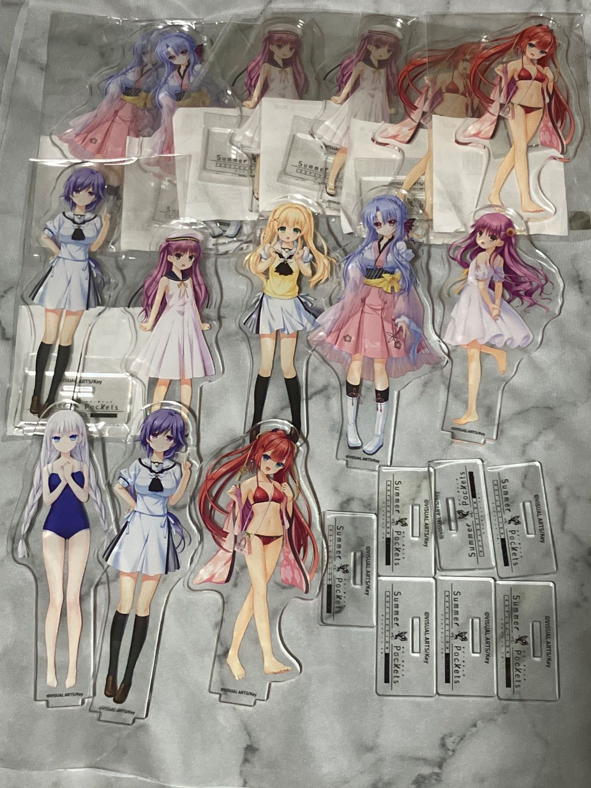 Summer Pockets アクリルくじ アクリルフィギュア 空門蒼 加藤うみ 水