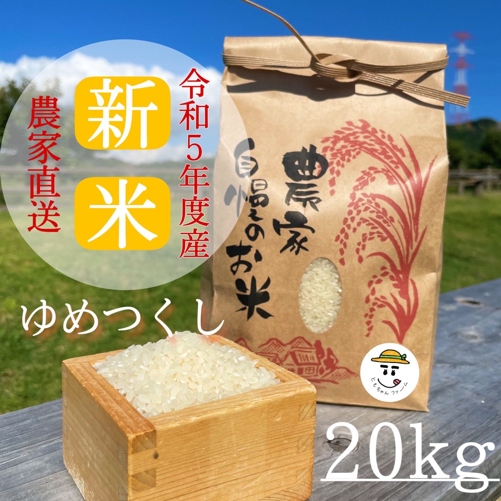 令和5年産 福岡県産米夢つくし20kg お米 白米 厳選ブランド米 米20kg