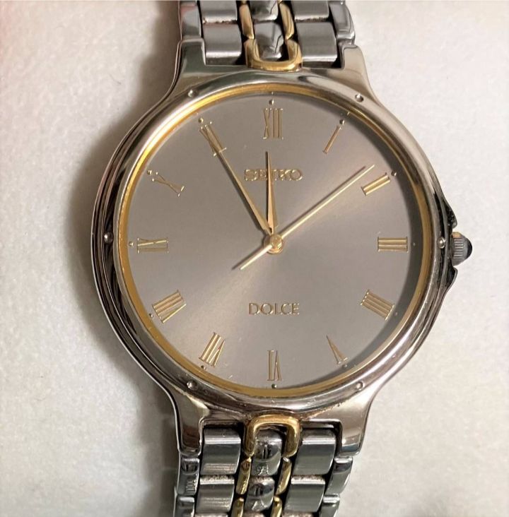 ☆稼動品☆SEIKO セイコー/DOLCE ドルチェ☆クオーツ☆グレー文字盤