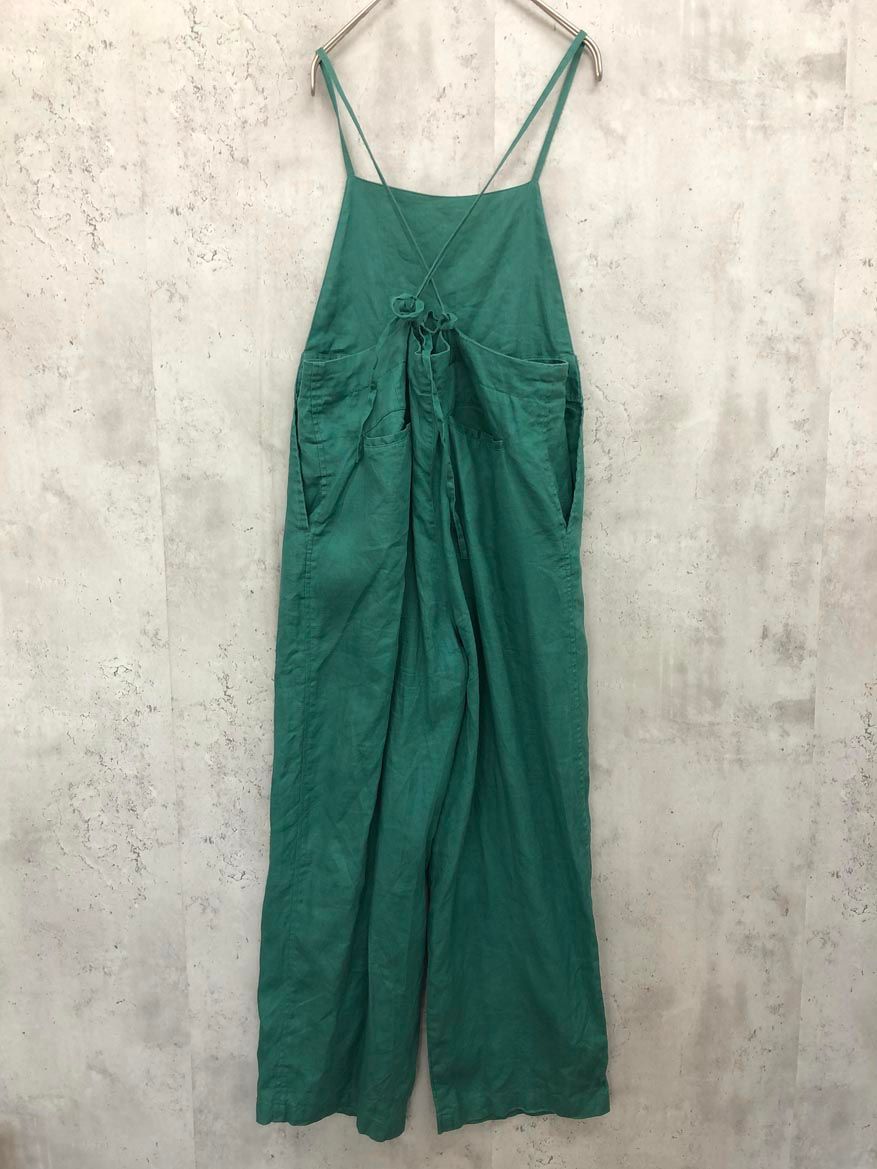 SALE！新品★ オードリージョンワット リネン サロペット オールインワン Audre and John Wad◇リネン◇オールインワン◇Mサイズ