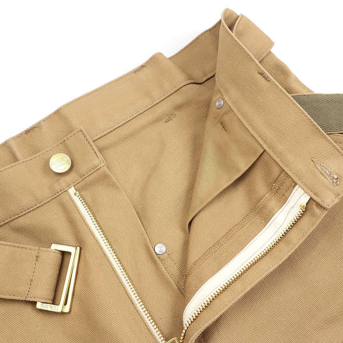sacai×Carhartt WIP サカイ カーハート 24SS Duck Shorts ダブルニー 