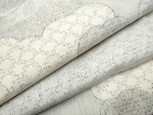 平和屋着物○本場結城紬 重要無形文化財 色無地 亜麻色 藤貴