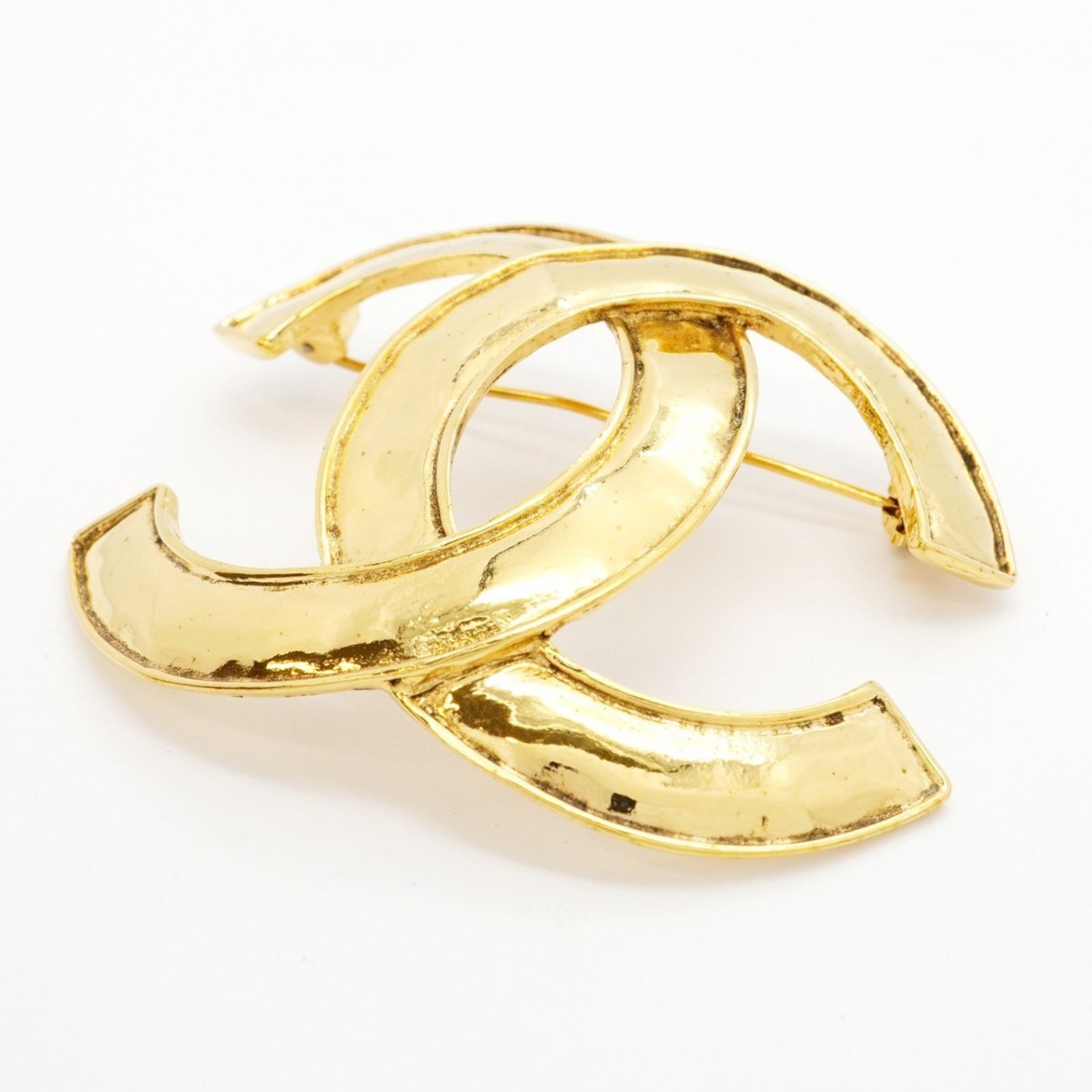 シャネル Chanel シャネル ブローチ ココマーク GPメッキ ゴールドメンズ レディース