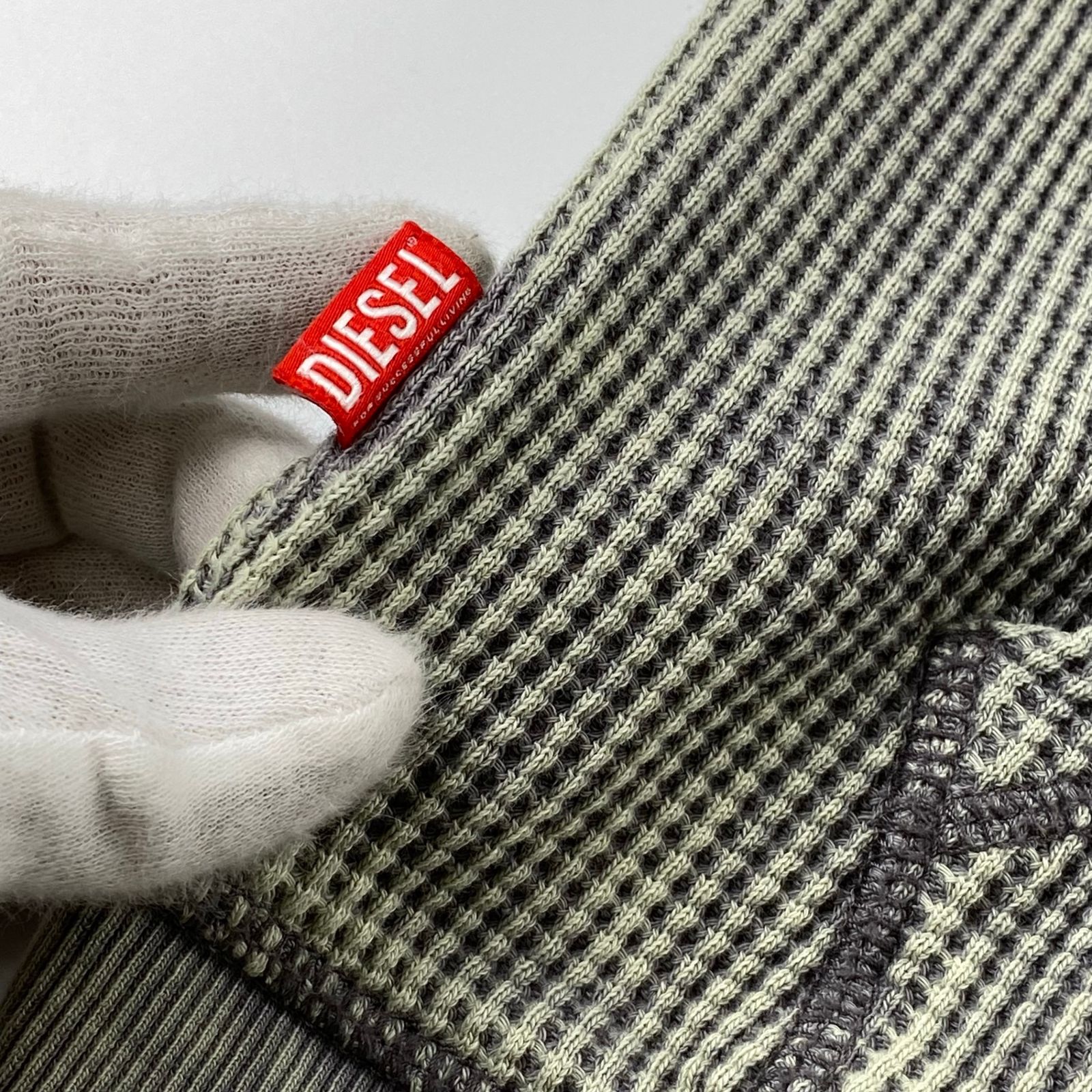 24SS DIESEL ディーゼル / S-GINAFY-ZIP ワッフル ジャケット
