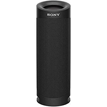 【】ソニー ワイヤレスポータブルスピーカー SRS-XB23 : 防水/防塵/防錆/Bluetooth/重低音モデル/マイク付き/ 最大12時間連続再生 2020年モデル / ブ