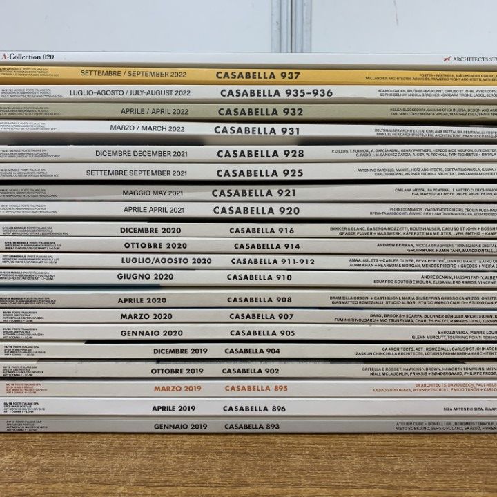 □01)【同梱不可】CASABELLA カザベラ 2019年～2022年 まとめ