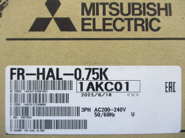 インバータ用 ACリアクトル FR-HAL-0.75K