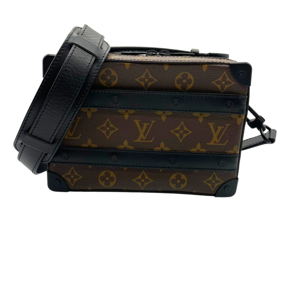 玉津 LOUIS VUITTON ルイヴィトン M45935 モノグラムマカサー ハンドル ソフトトランク 2WAYバッグ メンズ ユニセックス TA2500450