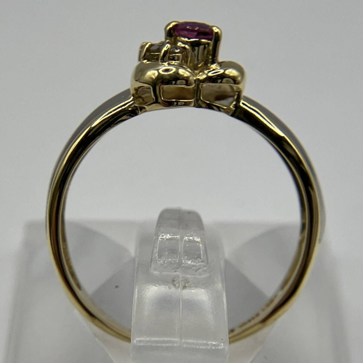 Pt850K18　天然ダイヤモンドリング　D0.82ct　サイズ11号　コンビ Pt850K18 天然ダイヤモンドリング D0.82ct サイズ11号 コンビ
