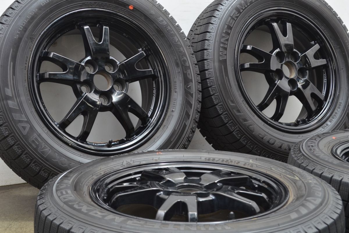 最終値下げ❗バリ山❗195/65R15❗5H-PCD100❗プリウス・ウィッシュ バリ溝 WM03付】トヨタ 30 プリウス 純正 15in 6J+45 PCD100