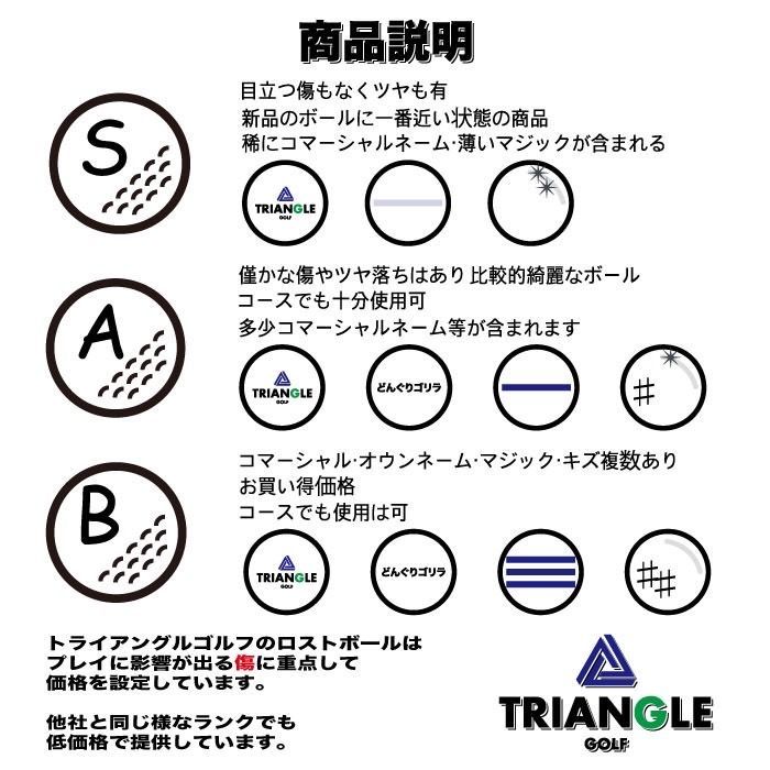 【B02】Titleist  PROV1X 白 年式混合 ロストボール　24球