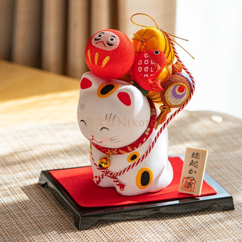 招き猫　張り子　縁起物　置物　20センチ 楽天市場】招き猫 ねこ 置物 和紙 お祝い 商売繁盛 千客万来